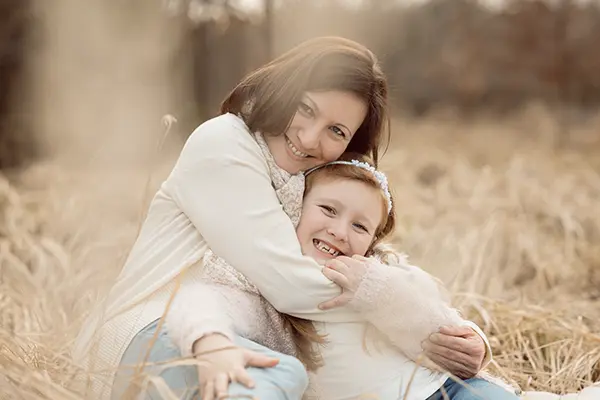 Familienfotos im Familienfotoshooting München mit Kind