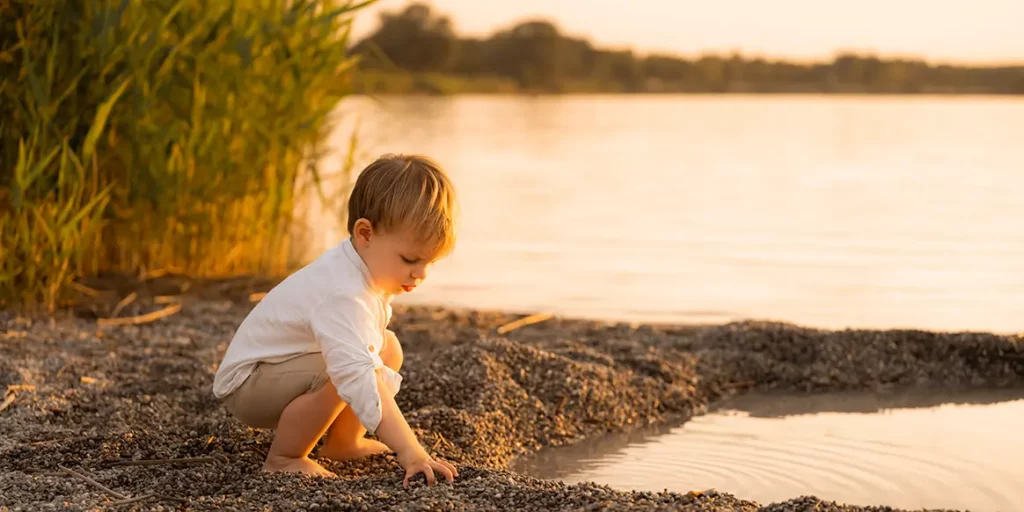 Outdoor Fotoshooting am See in München