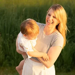 Fotoshooting Familie in goldener Abendsonne