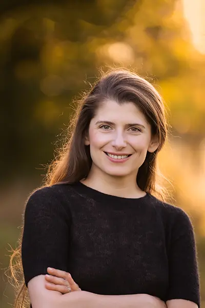 Business Portraits im Freien in München mit einer Frau