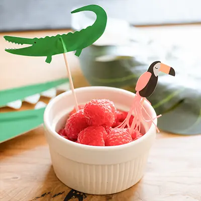 Fotoshooting für Kindergeburtstag mit Obst
