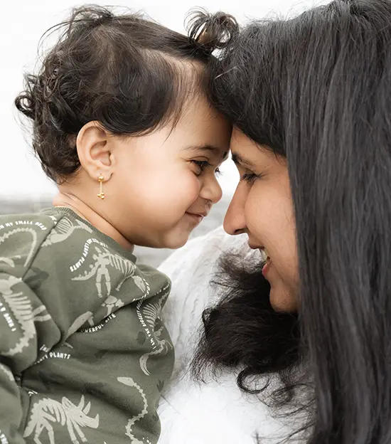 Mutter und Kind im Fotoshooting Kindergeburtstag München