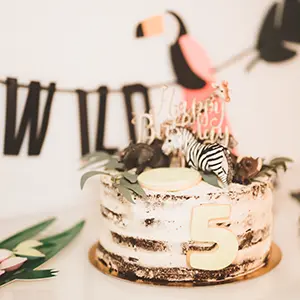 Torte im Geburtstags Fotoshooting München