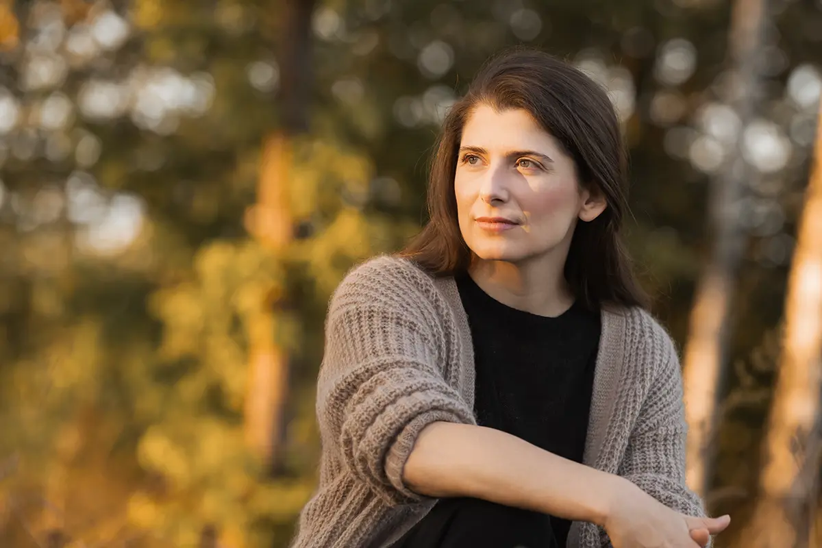 Frau in der Outdoor Portraitfotografie München