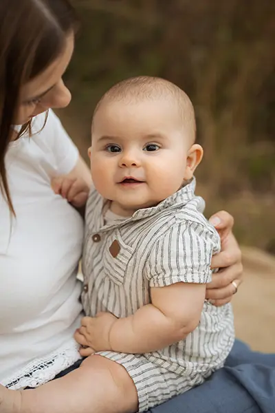 Mutter und Baby in der Babyfotografie bei Anja Jepsen